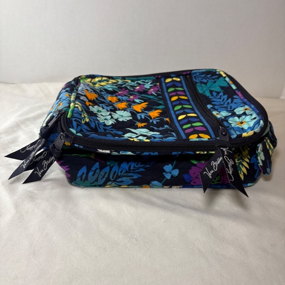 Vera Bradley Insulated Classic Midnight Blues LunchBox Tote Quilted Zip RETIRED - Picture 5 of 9